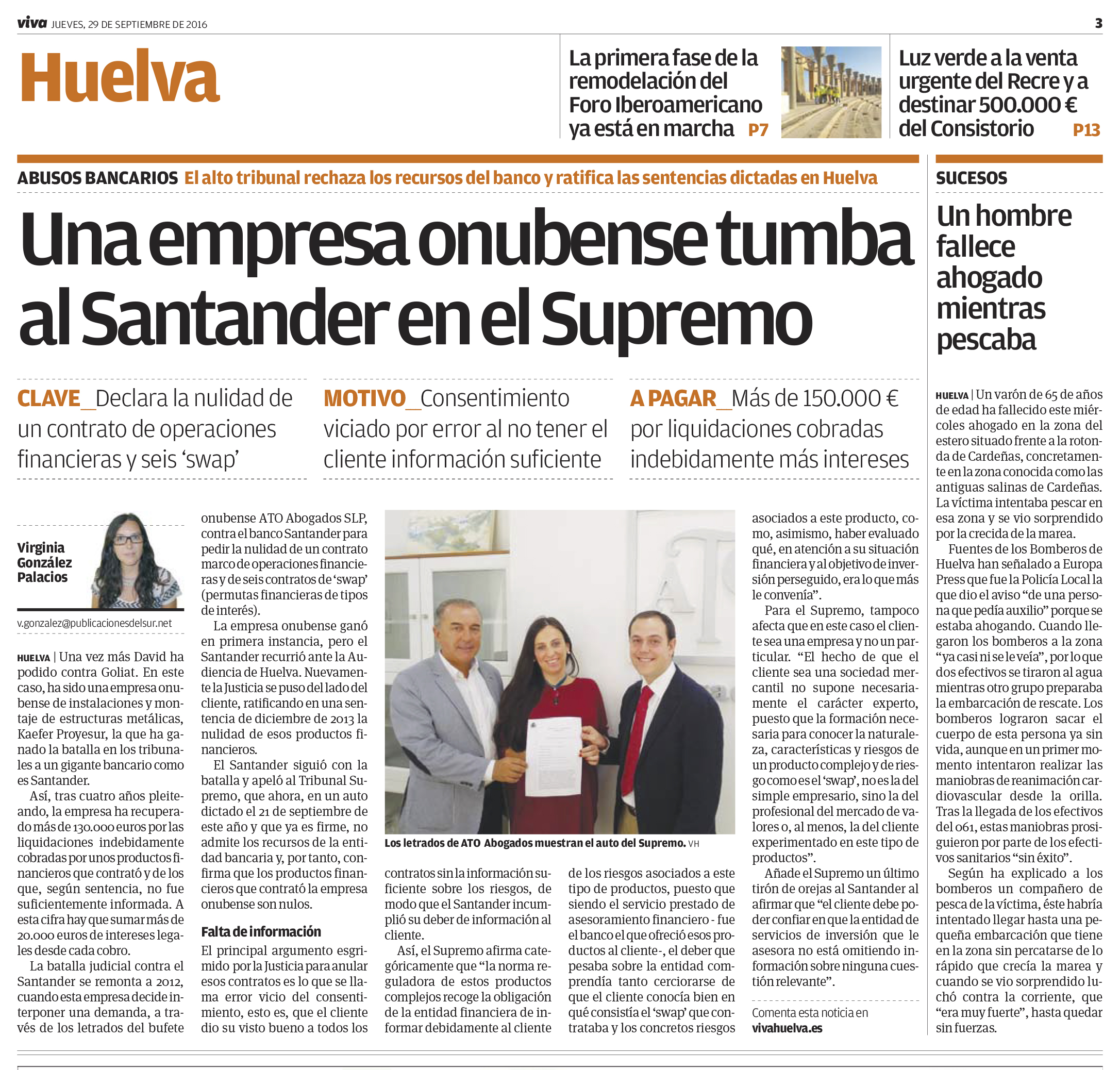 ato abogados supremo swap santander huelva